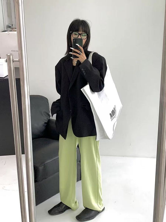 Men's British style handsome business suit suit groom wedding Korean version slim men's high-end double-breasted suit